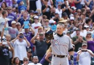 イチロー選手メジャー3,000本安打達成!